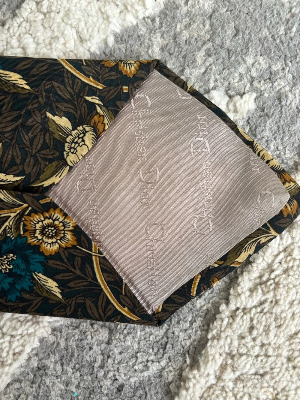 Dior silk tie